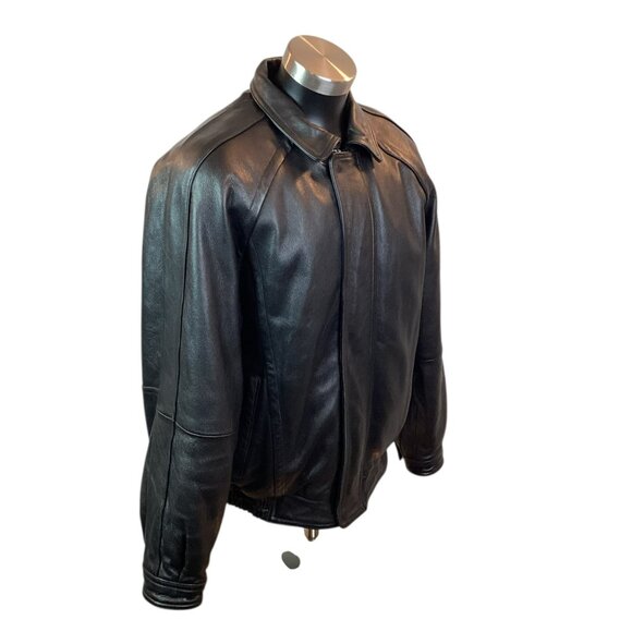 Wilsons Leather Jacket Mens Large Bomber Thinsulate Ultra Insulation Liner Vest - Picture 5 of 15